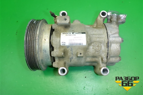 Компрессор кондиционера (1.4л) (8200600117) для Renault Clio с 1998-2002г (Клио)
