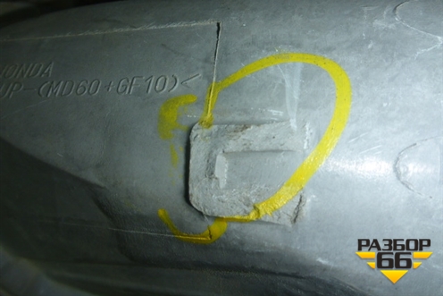 Фара противотуманная правая (до 2005г) для Honda CR-V(RD4) с 2002-2006г (ЦРВ СРВ)