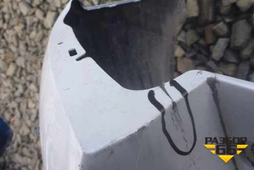 Бампер задний (5215948170) для Toyota Highlander с 2007-2013г (Хайлендер)