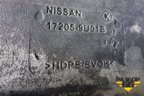 Бак топливный (172059U01B) для Nissan Note (Е11) с 2005-2013г (Нот)