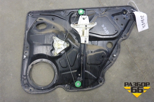 Стеклоподъёмник электрический задний левый (в сборе седан) (3C4839755H) для Volkswagen Passat (B6) с 2005-2010г (Пассат Б6)