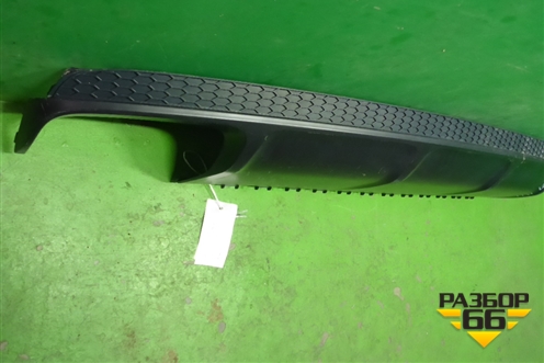 Юбка заднего бампера (4M0807521B) для Audi Q7 c 2015г (Ку 7)