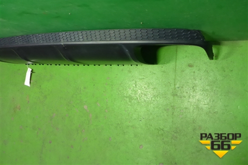 Юбка заднего бампера (4M0807521B) для Audi Q7 c 2015г (Ку 7)