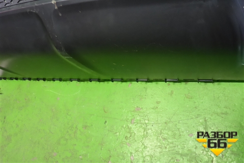 Юбка заднего бампера (4M0807521B) для Audi Q7 c 2015г (Ку 7)