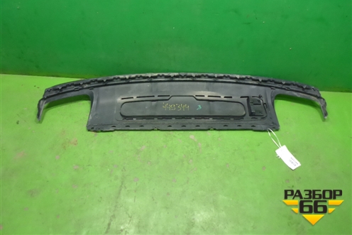 Юбка заднего бампера (4M0807521B) для Audi Q7 c 2015г (Ку 7)