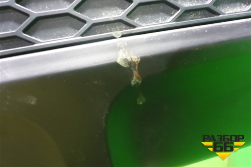 Юбка заднего бампера (4M0807521B) для Audi Q7 c 2015г (Ку 7)