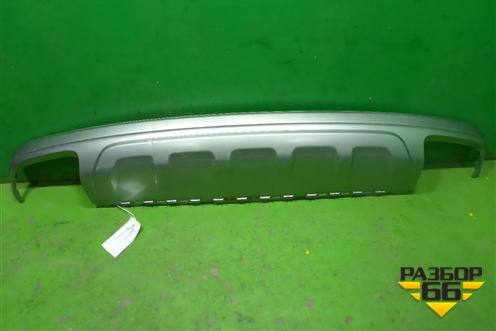 Юбка заднего бампера (4M0807521) для Audi Q7 c 2015г (Ку 7)