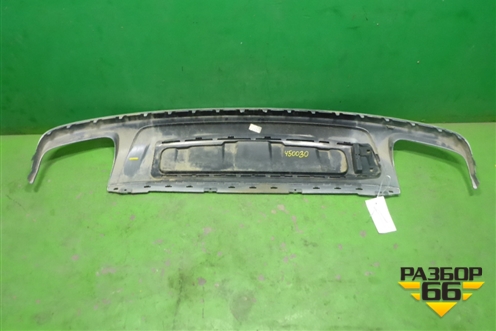 Юбка заднего бампера (4M0807521) для Audi Q7 c 2015г (Ку 7)