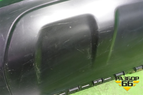 Юбка заднего бампера (4M0807521) для Audi Q7 c 2015г (Ку 7)