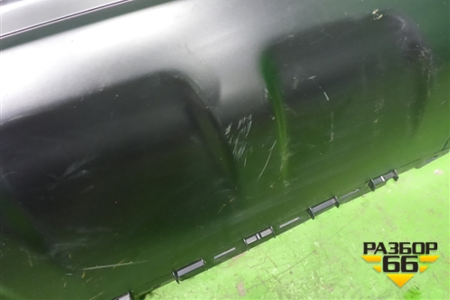 Юбка заднего бампера (4M0807521) для Audi Q7 c 2015г (Ку 7)