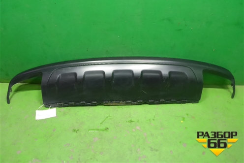 Юбка заднего бампера (4M0807521) для Audi Q7 c 2015г (Ку 7)