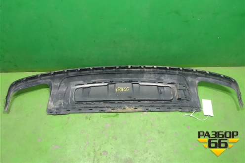 Юбка заднего бампера (4M0807521) для Audi Q7 c 2015г (Ку 7)