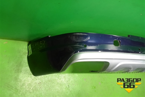 Бампер задний нижняя часть (до 2019г под парктроник) (4M0807527B) для Audi Q7 c 2015г (Ку 7)