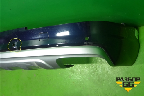 Бампер задний нижняя часть (до 2019г под парктроник) (4M0807527B) для Audi Q7 c 2015г (Ку 7)