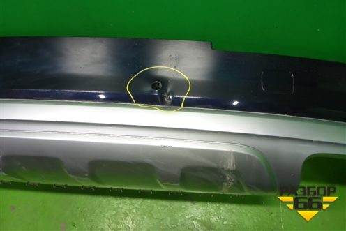 Бампер задний нижняя часть (до 2019г под парктроник) (4M0807527B) для Audi Q7 c 2015г (Ку 7)