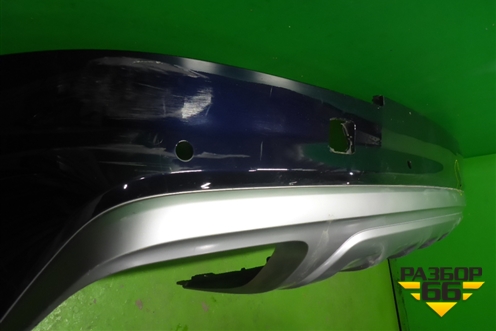 Бампер задний нижняя часть (до 2019г под парктроник) (4M0807527B) для Audi Q7 c 2015г (Ку 7)