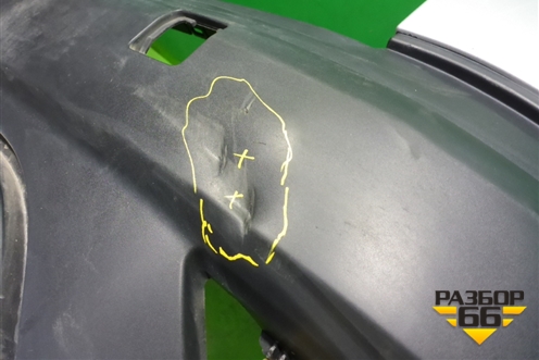 Бампер задний (под накладку) (850220429R) для Renault Kaptur с 2016г (Каптюр)