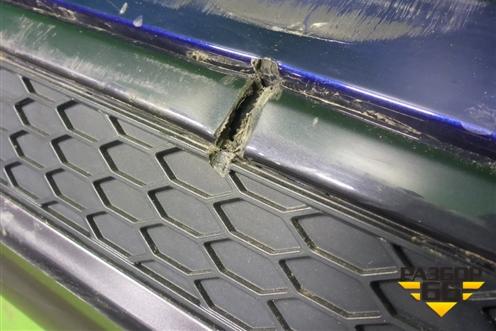 Бампер задний нижняя часть (до 2019г S-Line под парктроник) (4M0807527B) для Audi Q7 c 2015г (Ку 7)