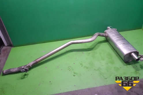 Глушитель задняя часть (4M0253611M) для Audi Q7 c 2015г (Ку 7)