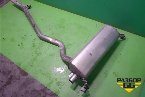 Глушитель задняя часть (4M0253611M) для Audi Q7 c 2015г (Ку 7)