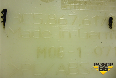 Обшивка потолка (задняя часть седан) (3C5867617) для Volkswagen Passat (В7) с 2011-2014г (Пассат Б7)