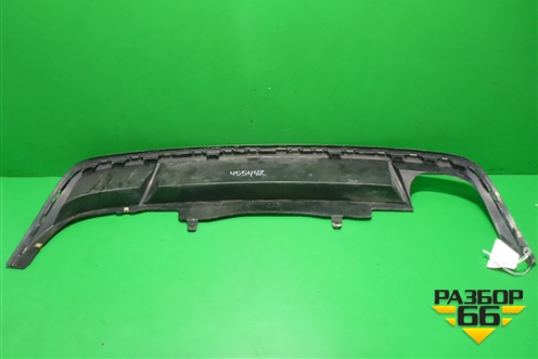 Юбка заднего бампера (3AE807521A) для Volkswagen Passat (В7) с 2011-2014г (Пассат Б7)