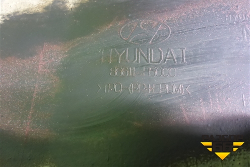 Бампер задний (до 2020г под парктроник) (86611H5000) для Hyundai Solaris с 2017г (Солярис)