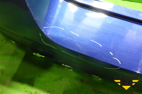 Бампер задний (под парктроник) (60U807421B) для Skoda Rapid с 2013г (Рапид)