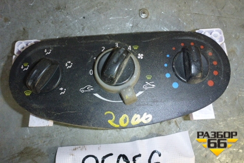 Модуль управления отопителем (без кондиционера после 2009г) для Renault Logan с 2004-2015г (Логан)