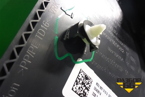 Обшивка двери передней левой под электрику (60U867013S) для Skoda Rapid с 2013г (Рапид)