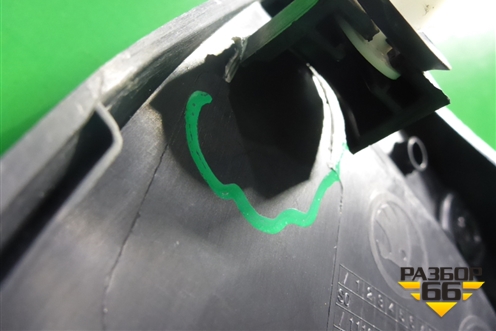 Обшивка двери передней левой под электрику (60U867013S) для Skoda Rapid с 2013г (Рапид)