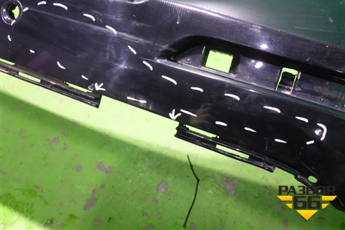 Бампер задний (после 2014г под парктроник) (A1668850325) для Mercedes Benz ML-Klass W166 c 2011г (МЛ)