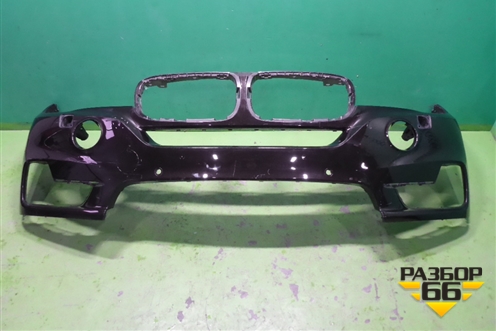 Бампер передний (под парктроник и омыватели) (51117294480) для BMW X5 F15 с 2013г (Х5 Ф15)