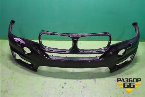 Бампер передний (под парктроник и омыватели) (51117294480) для BMW X5 F15 с 2013г (Х5 Ф15)