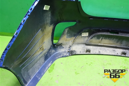 Бампер задний (до 2020г седан) (86611H0000) для Kia Rio с 2017г (Рио 4)