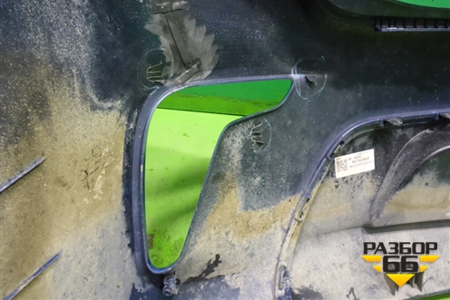 Бампер задний (до 2020г седан) (86611H0000) для Kia Rio с 2017г (Рио 4)