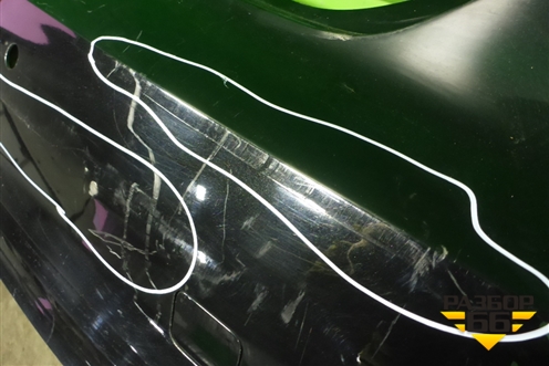 Бампер задний (под парктроник) (8W6807521A) для Audi A5/S5 с 2016г (А5/С5)