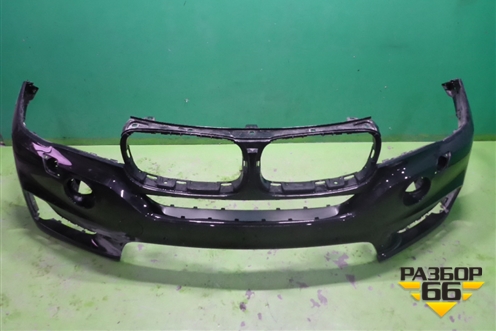 Бампер передний (под парктроник и омыватели) (51117294480) для BMW X5 F15 с 2013г (Х5 Ф15)