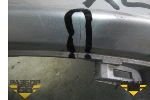 Бампер задний левая часть (под парктроник) для Mitsubishi Outlander XL с 2006-2012г (Аутлендер ХЛ)