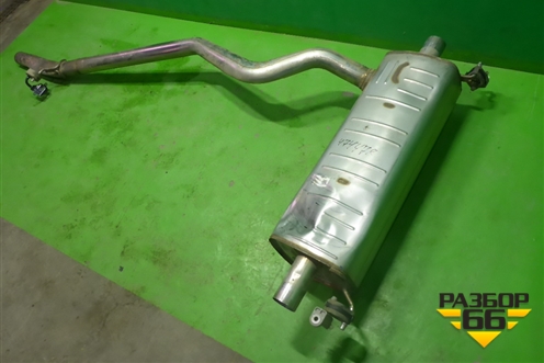 Глушитель задняя часть  (4M0253611M) для Audi Q7 c 2015г (Ку 7)