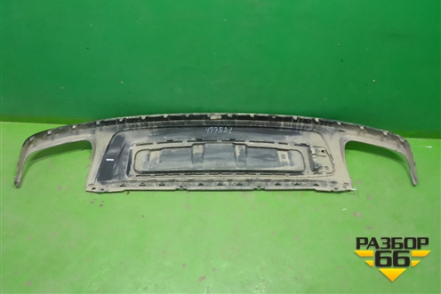 Юбка заднего бампера (4M0807521) для Audi Q7 c 2015г (Ку 7)