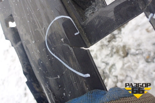 Бампер задний нижняя часть (до 2015г) для Volkswagen Touareg с 2010-2018г (Туарег)