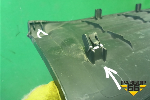 Накладка заднего бампера (до 2012г) (5216260040) для Toyota Land Cruiser (200) с 2008г (Ленд Крузер)