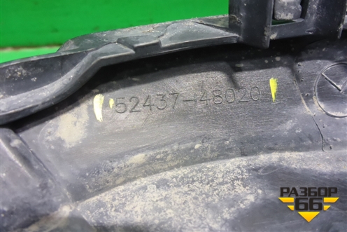 Спойлер переднего бампера правый (до 2019г) (5243748020) для Lexus RX 350 c 2015г (РХ)