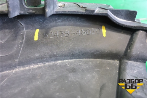 Спойлер переднего бампера левый (до 2019г) (5243848020) для Lexus RX 350 c 2015г (РХ)