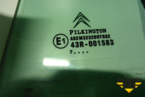 Стекло двери задней левой (9203CL) для Citroen C3 с 2002-2009г (С3)