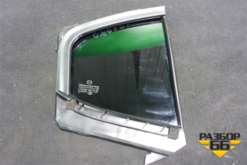 Стекло двери задней левой форточка (седан) (BHN973661) для Mazda Mazda 3 (BM) с 2013-2019г