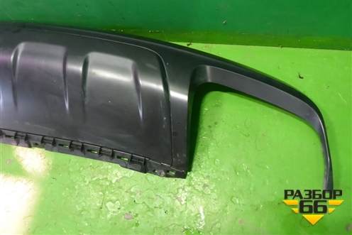 Юбка заднего бампера (4M0807521) для Audi Q7 c 2015г (Ку 7)