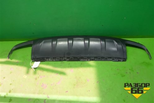 Юбка заднего бампера (4M0807521) для Audi Q7 c 2015г (Ку 7)