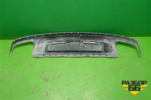 Юбка заднего бампера (4M0807521) для Audi Q7 c 2015г (Ку 7)